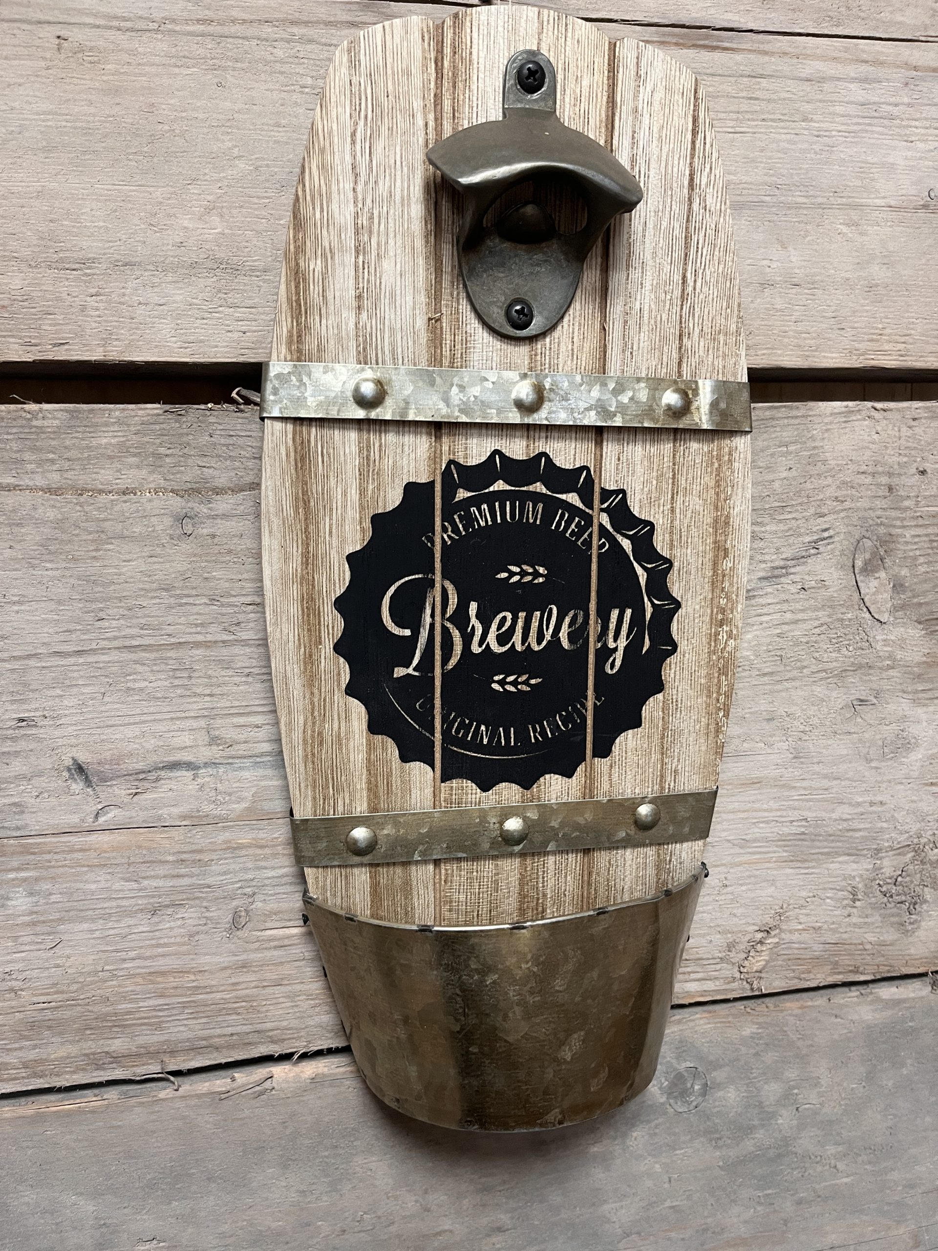 Wooden Bottle Opener Wall Plaque