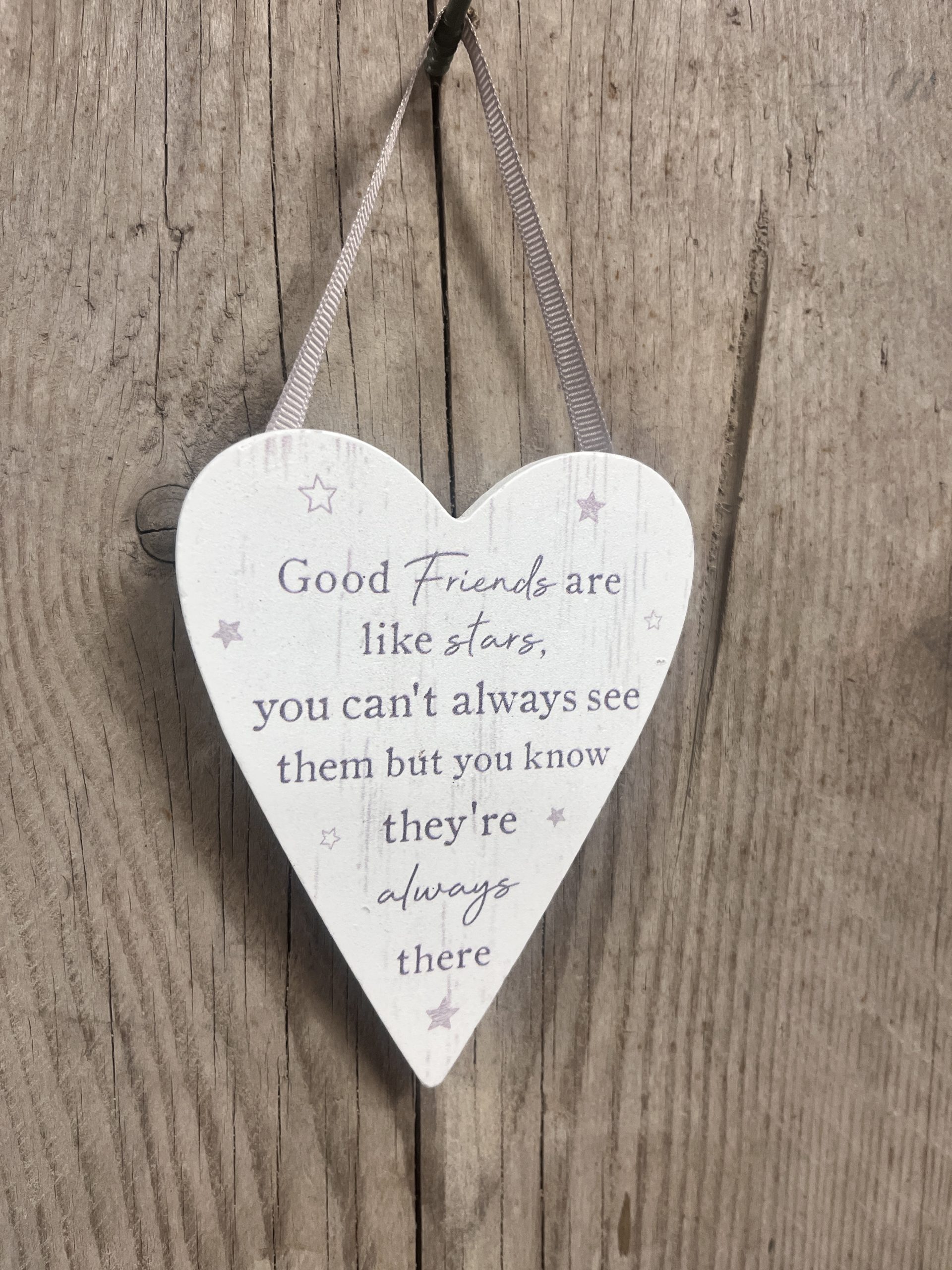 Good Friends are like Stars, Hanging Heart